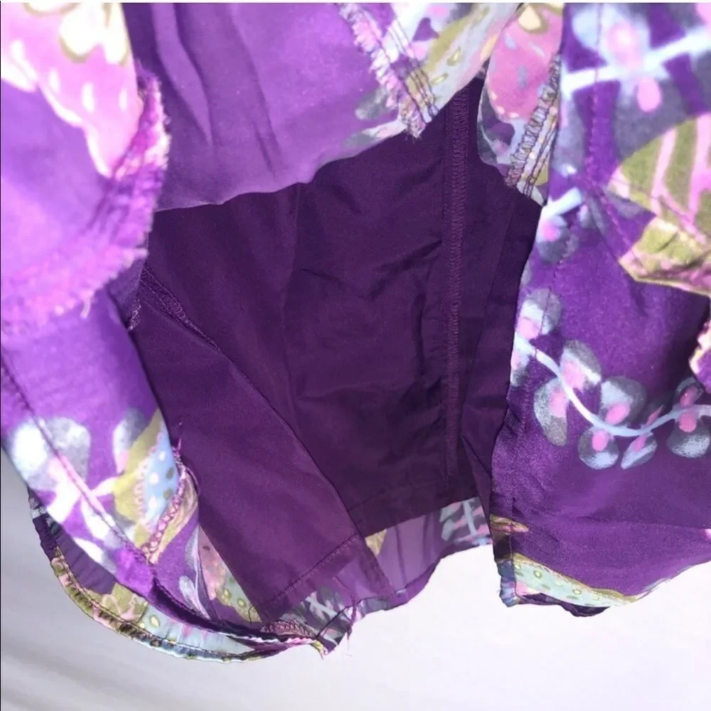 Gap Purple Floral Dress